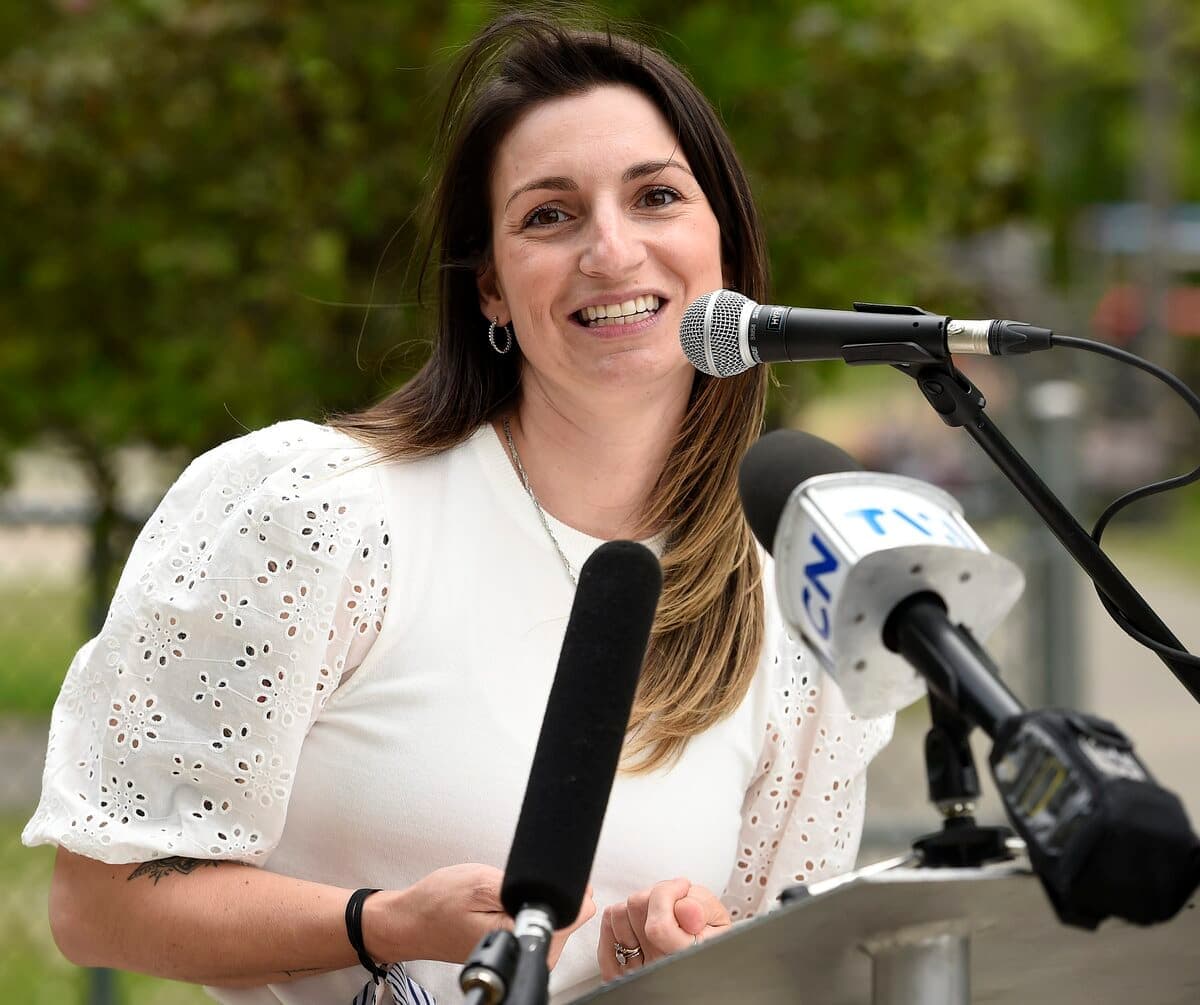 La candidate Véronique Dallaire