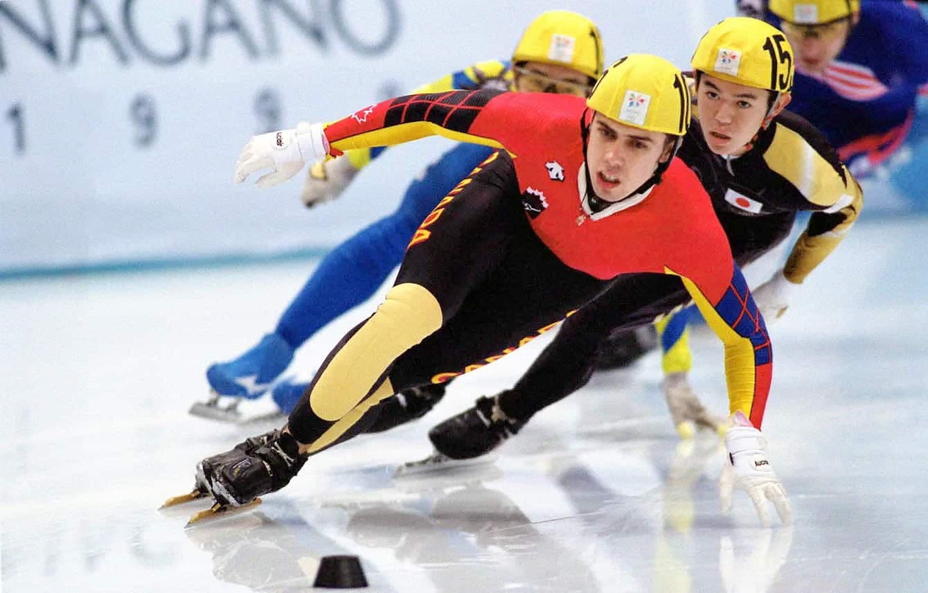Éric Bédard en 2002 aux Jeux olympiques de Salt Lake City.