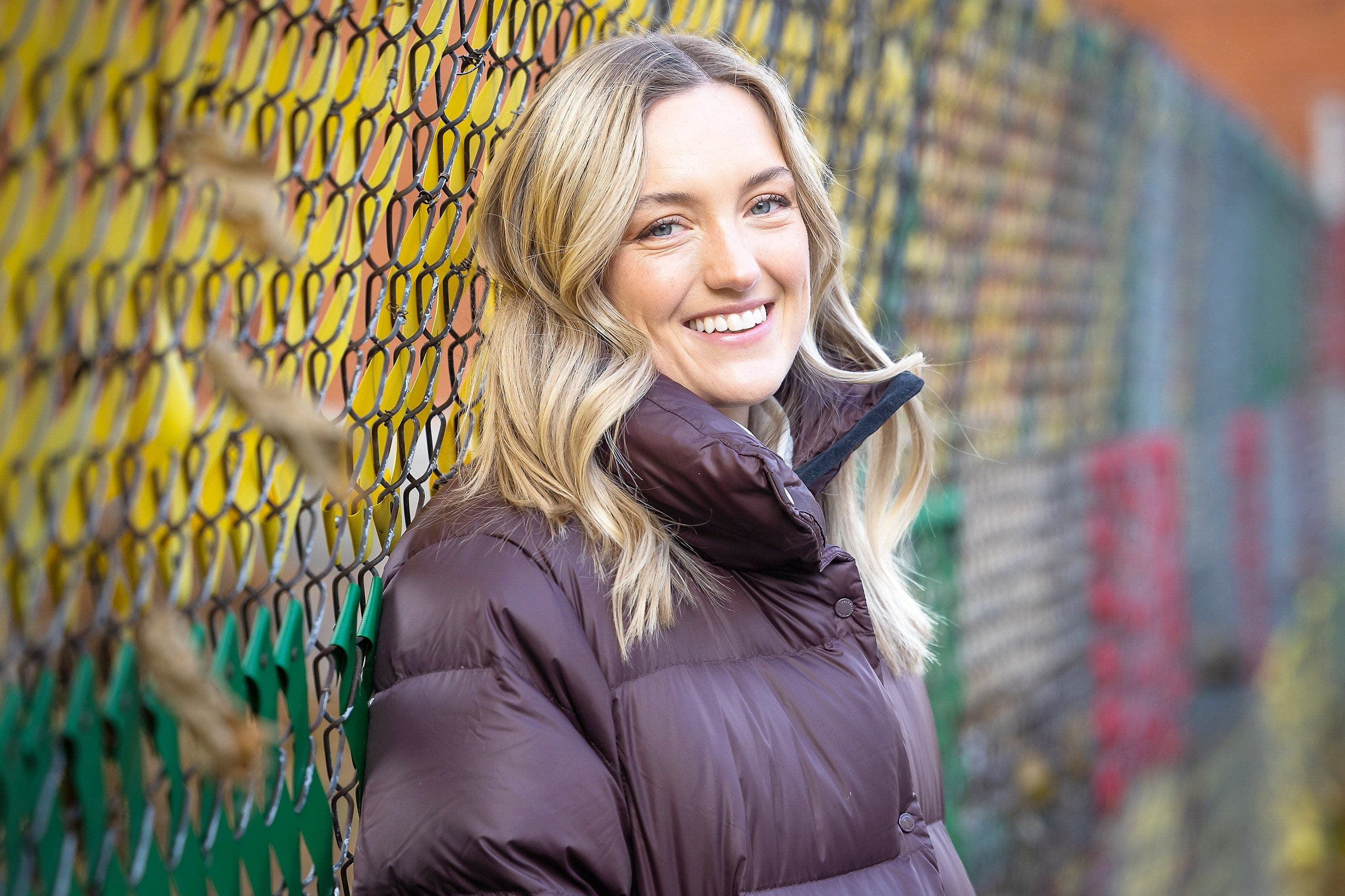 Justine Dufour-Lapointe dans un parc de Montréal, le 29 novembre 2023.