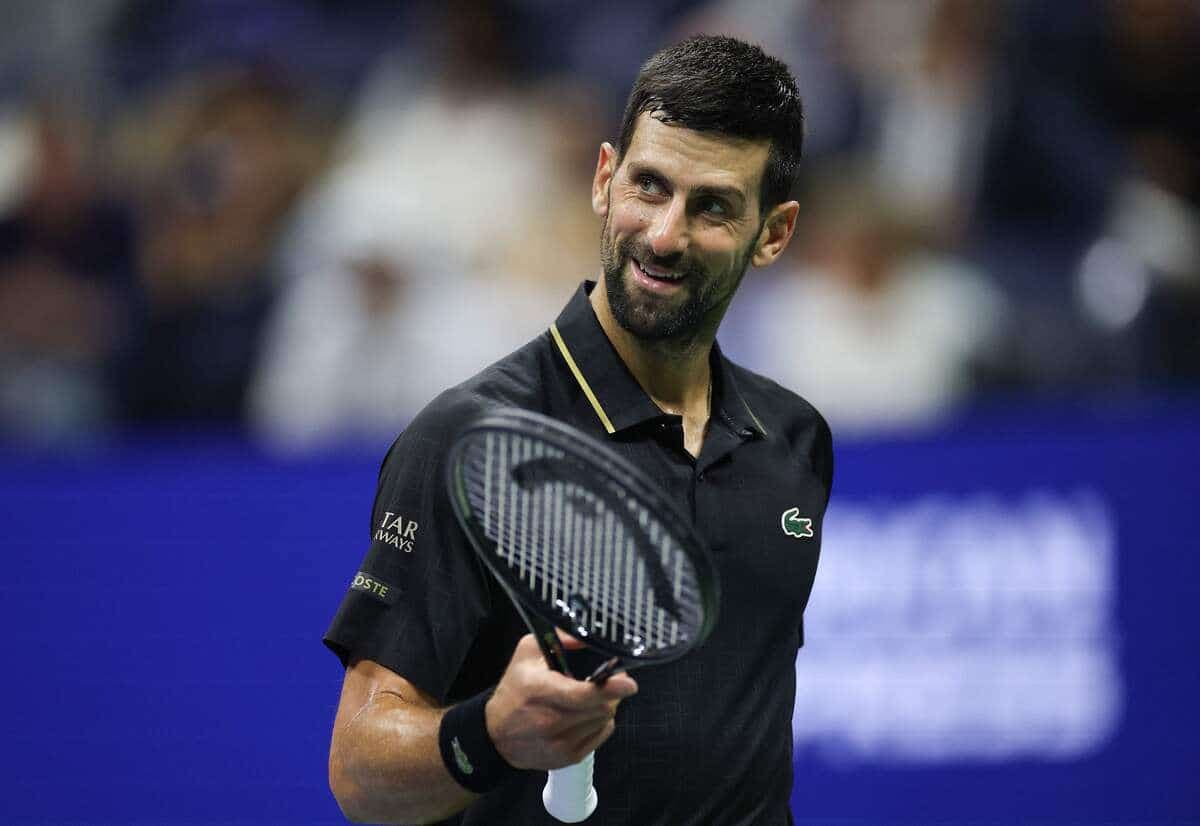 Novak Djokovic a vaincu Taylor Fritz en quarts de finale, mardi soir, à New York.