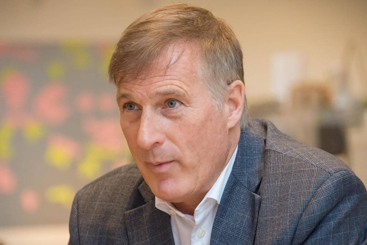 Le chef du Parti populaire du Canada, Maxime Bernier