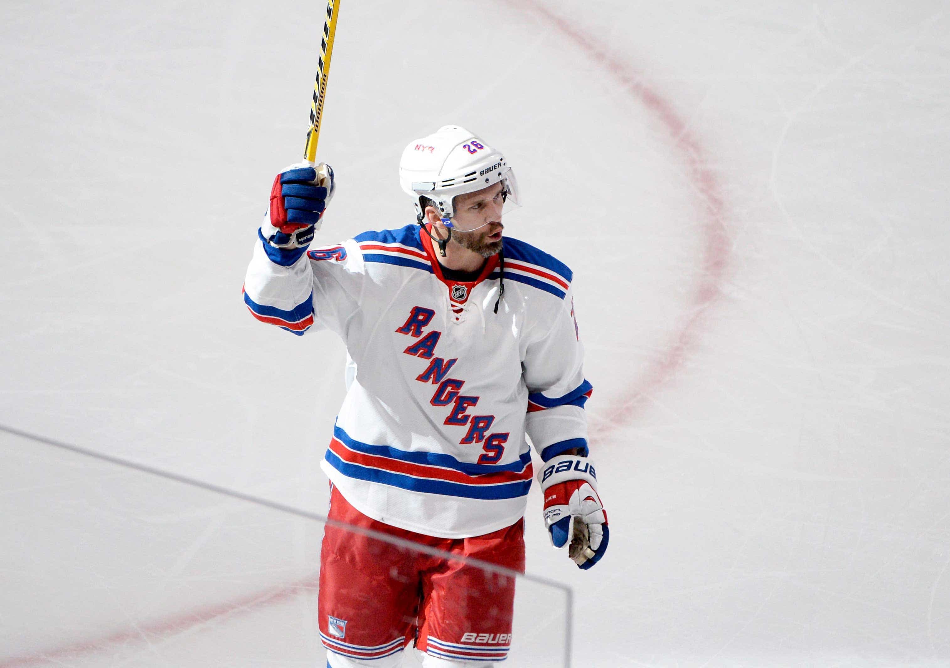 Martin St-Louis s’alignait avec les Rangers de New York à la première saison de Jeff Gorton comme directeur général de cette organisation.