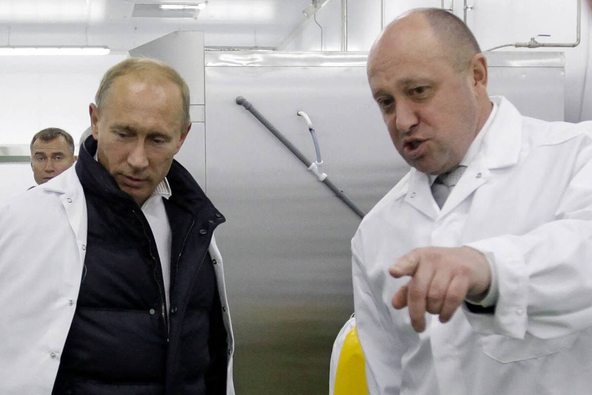 Vladimir Pourtine et Evgueni Prigojine.