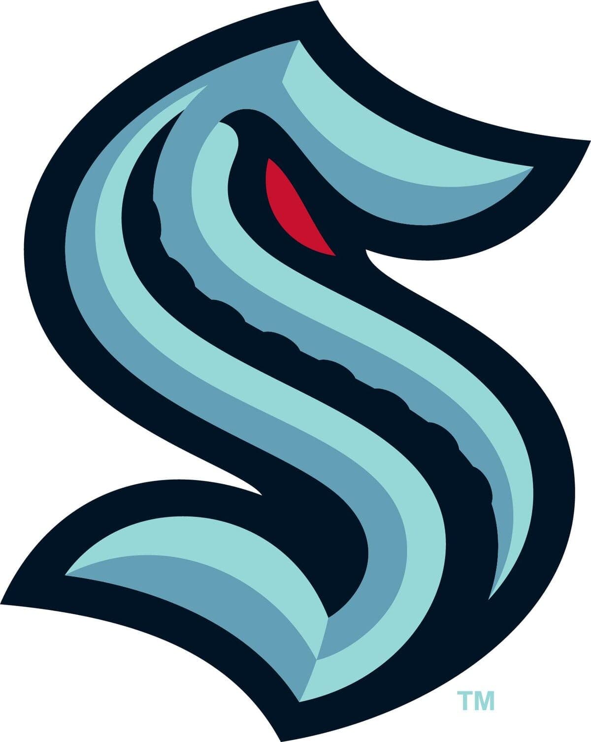 Le logo de la nouvelle équipe de la LNH, le Kraken de Seattle.