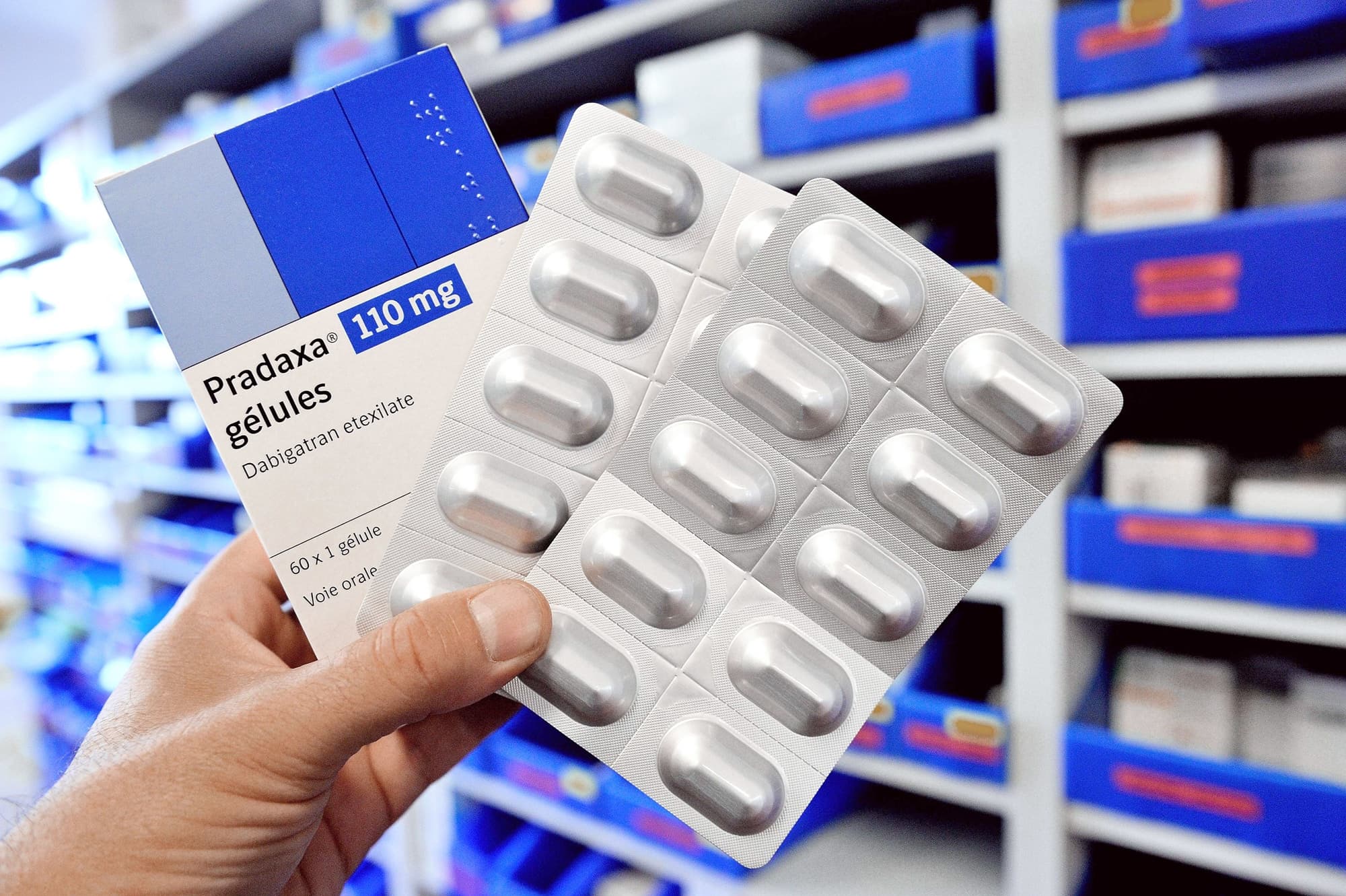 Les gélules de Pradaxa sont un des anticoagulants disponibles sur le marché.