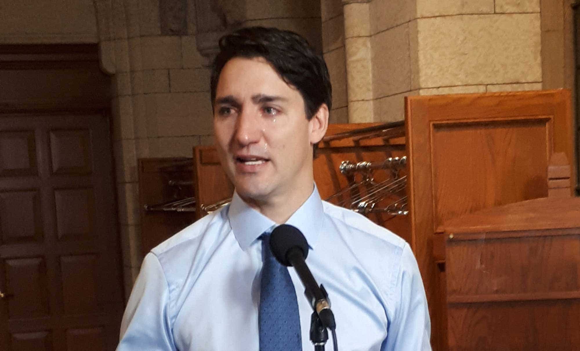 Justin Trudeau en larmes après la mort du chanteur de The Tragically Hip, Gord Downie