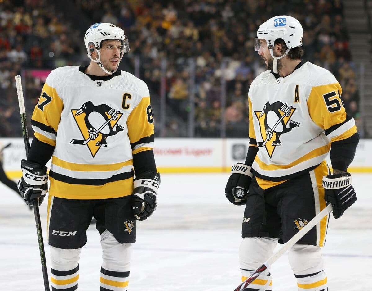 Sidney Crosby et Kris Letang.