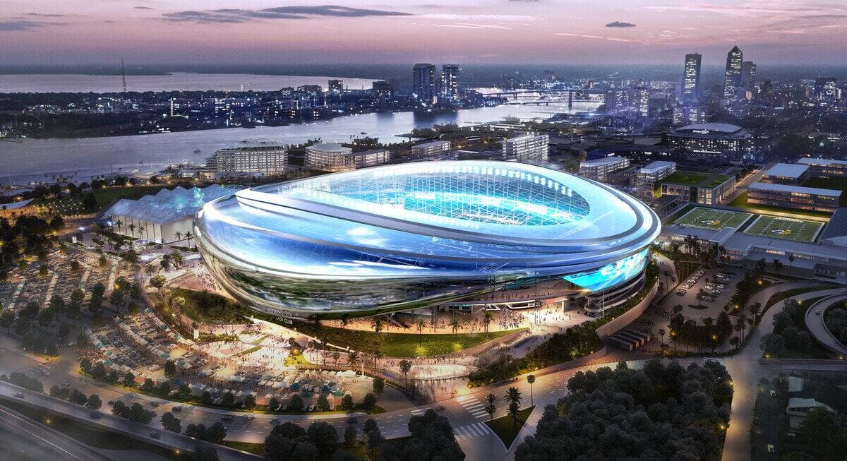 Les Jaguars estiment que leur projet de stade flambant neuf permettra de revitaliser le centre-ville de Jacksonville.