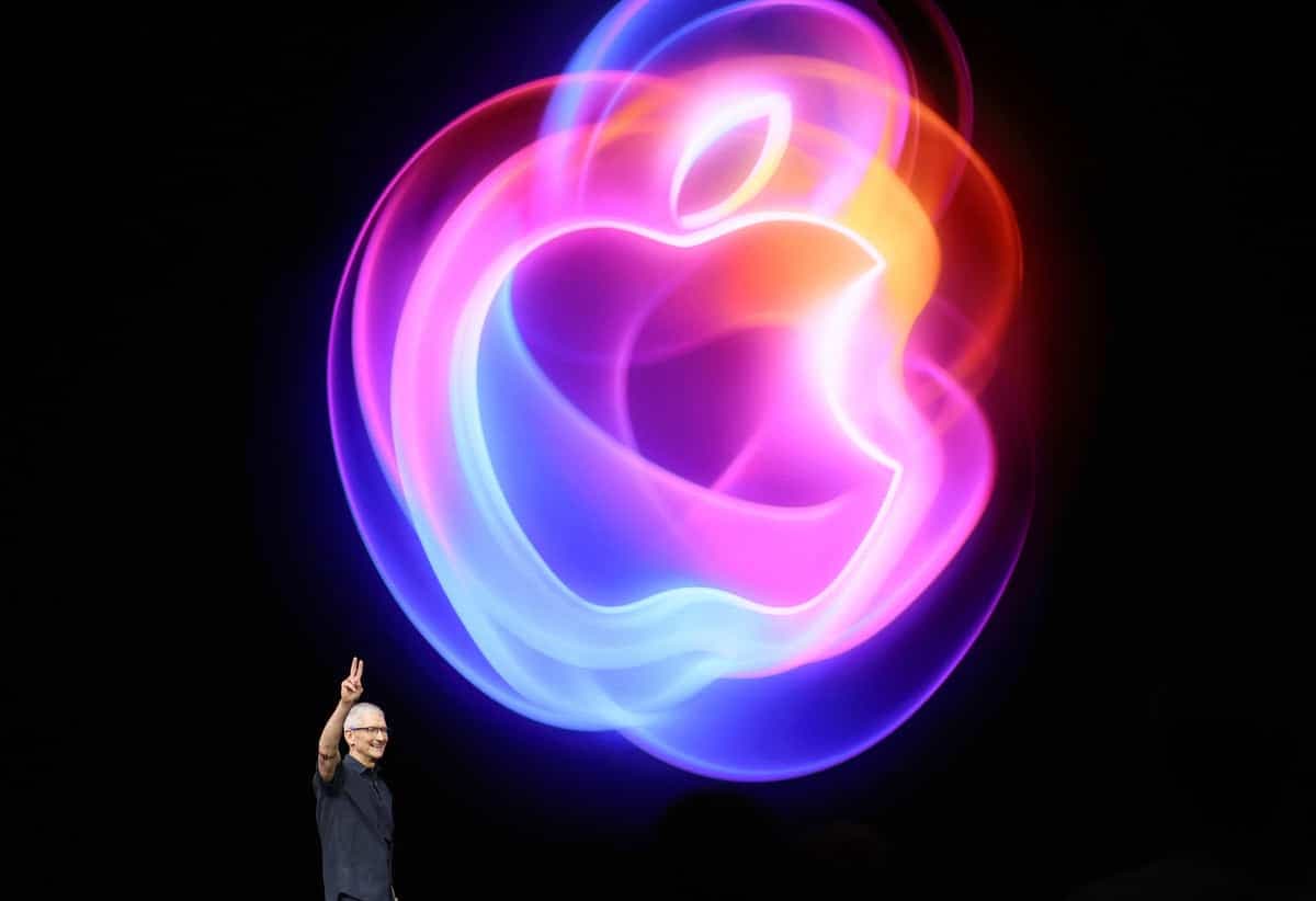 Le PDG d’Apple, Tim Cook, lors d’un événement tenu le mois dernier au siège social de l’entreprise à Cupertino, en Californie.
