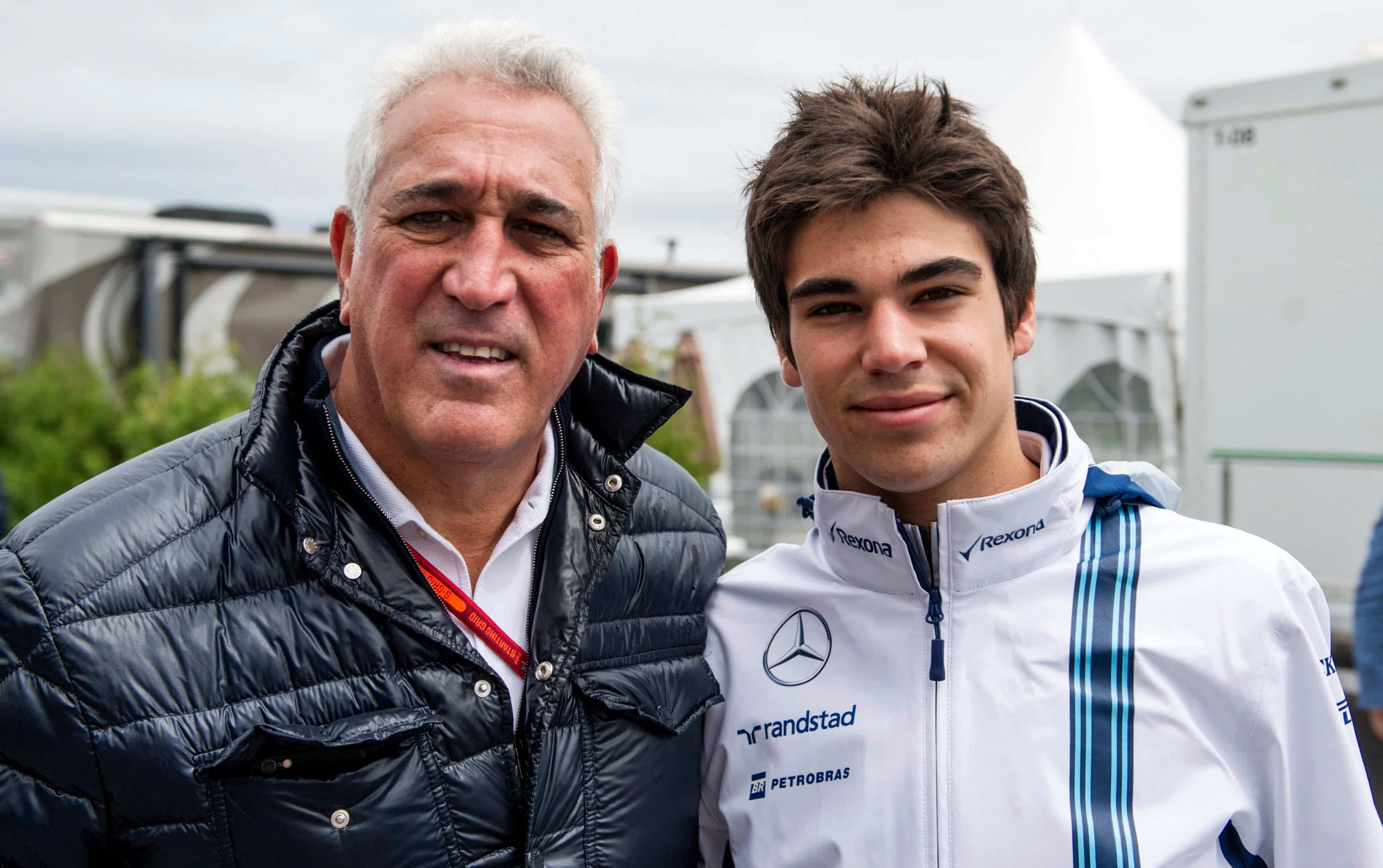 Lawrence Stroll (à gauche) et Lance Stroll.