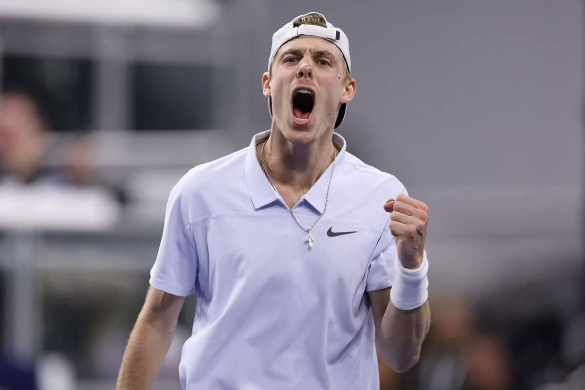 Denis Shapovalov en quarts de finale du tournoi de Dallas, la semaine dernière.