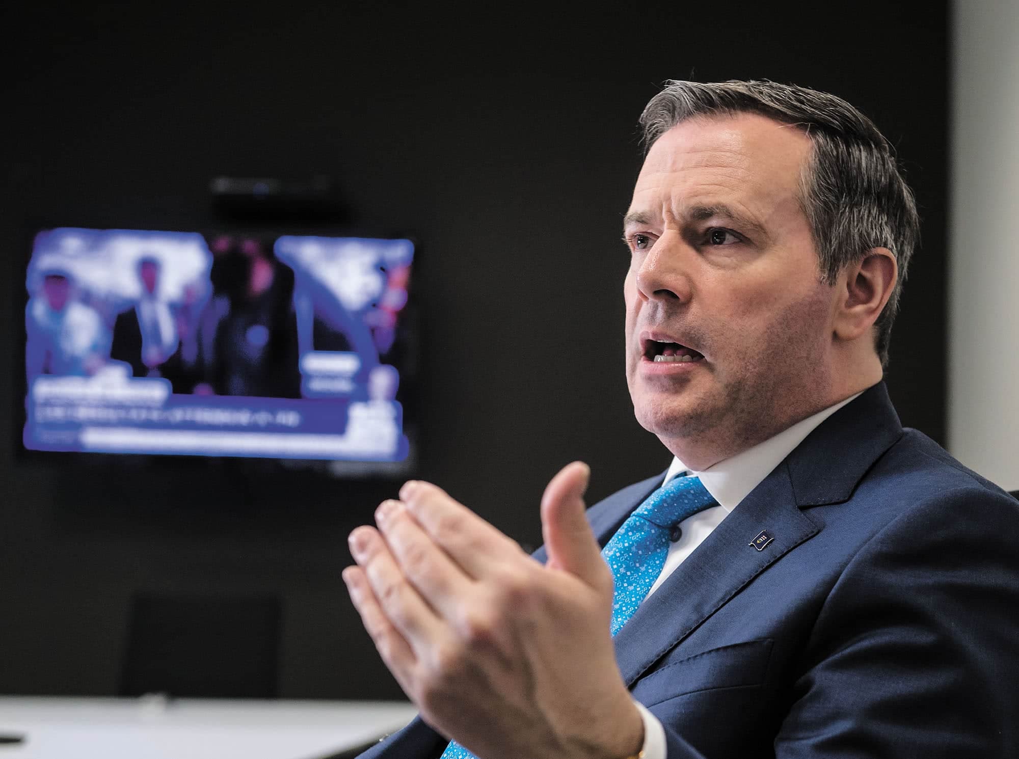 Le premier ministre de l'Alberta Jason Kenney