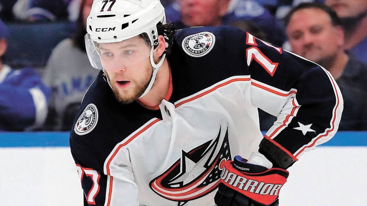 L’ailier droit Josh Anderson a été ralenti par les blessures à Columbus la saison dernière.