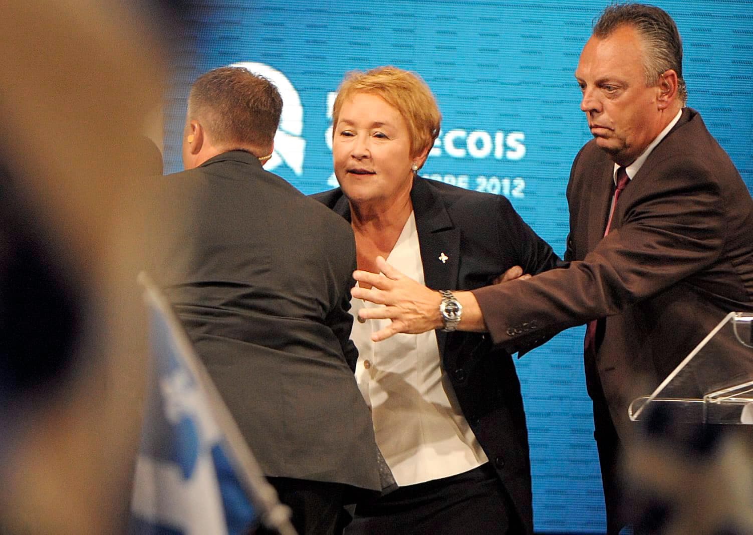 Photo prise au Métropolis, le soir de l'élection de Pauline Marois, en 2012.
