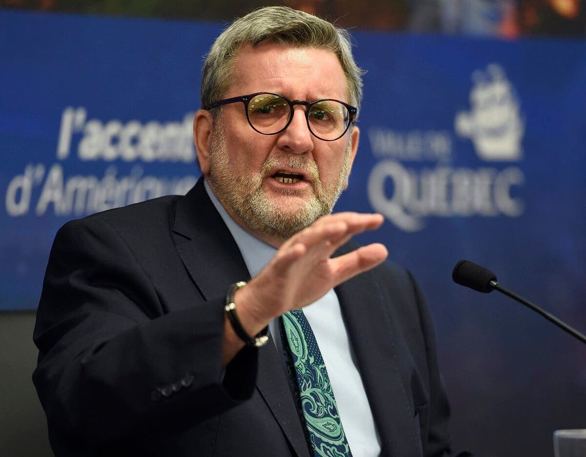 Le maire de Québec, Régis Labeaume
