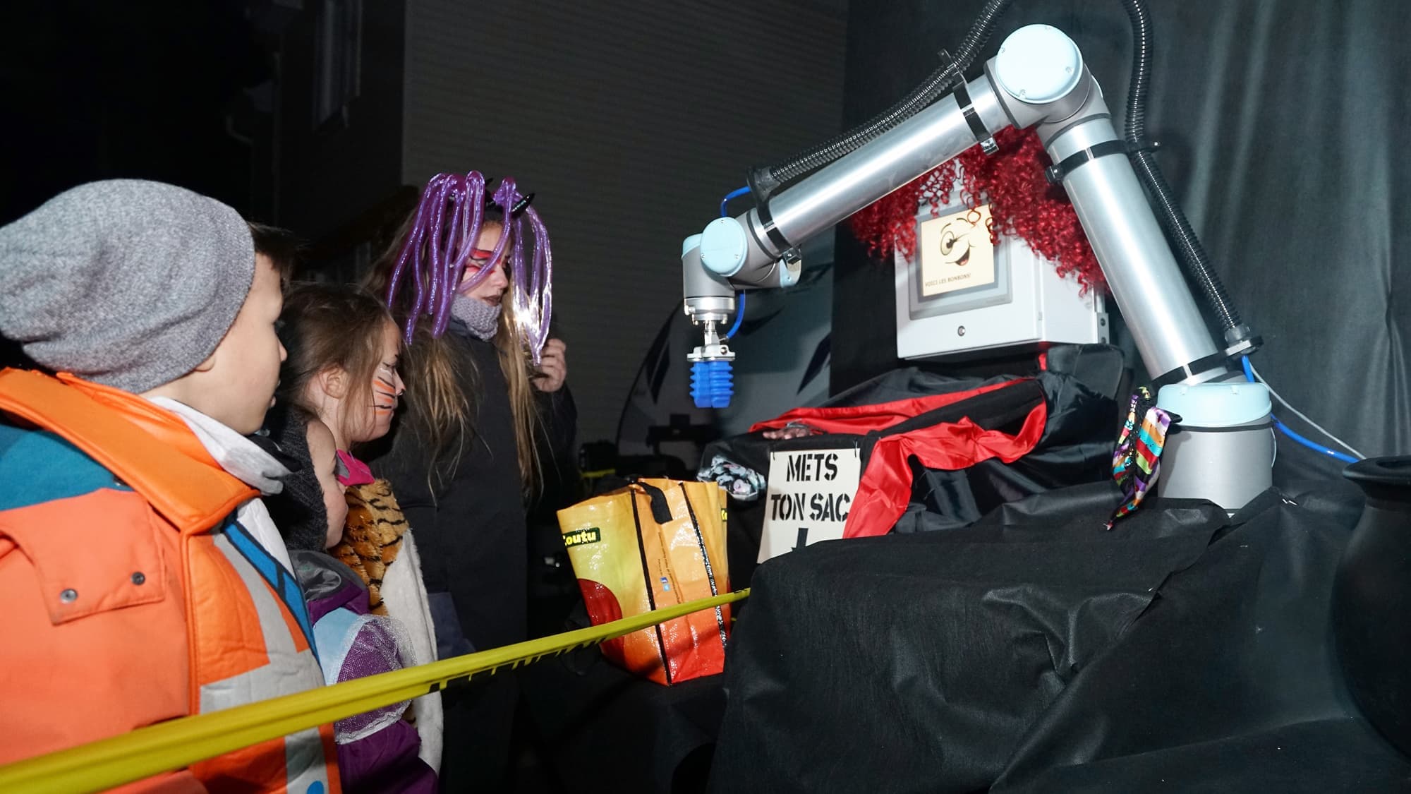 Le robot industriel de Steve Patenaude, propriétaire de la compagnie Teknomega.