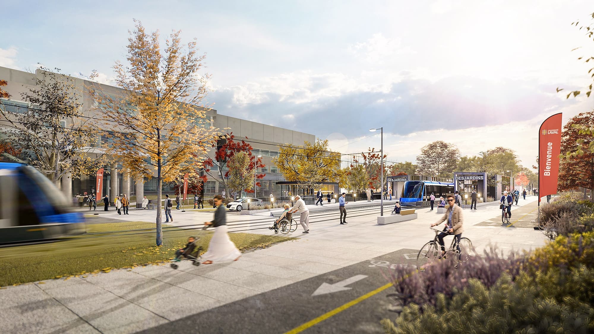 Le projet de tramway de Québec