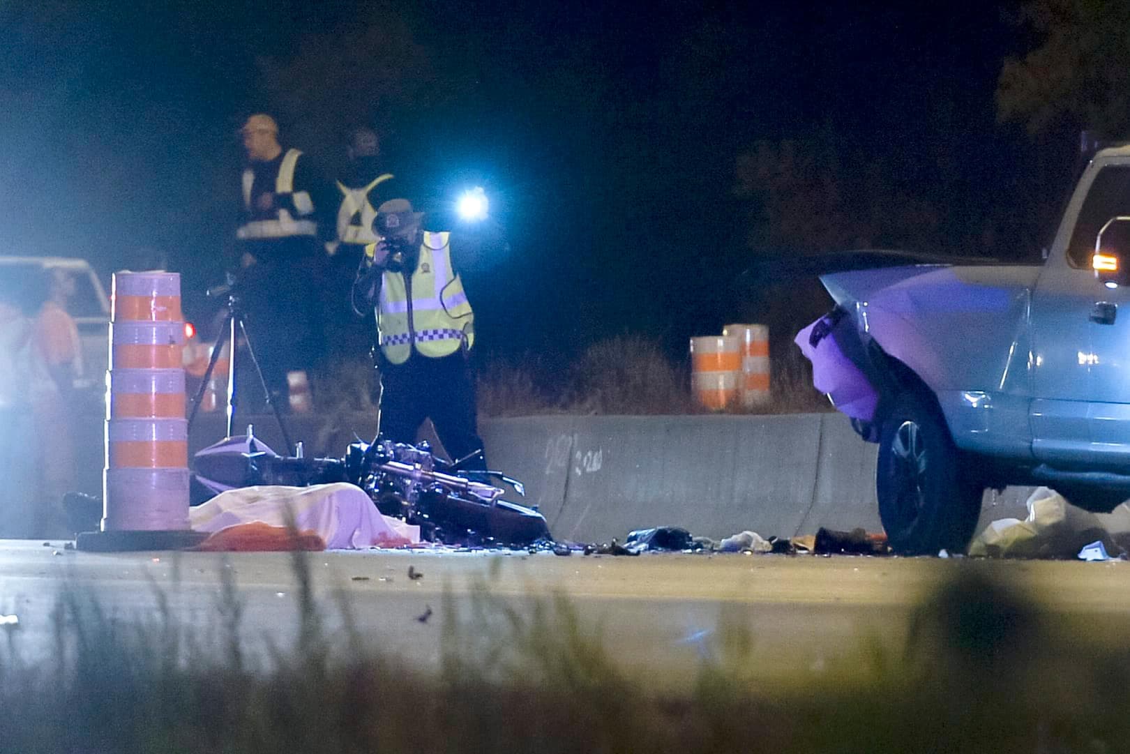 Entre 2019 et 2020, le nombre d’accidents mortels impliquant des motocyclistes, comme le 23 septembre dernier dans une zone de travaux sur l’autoroute 440 à Laval (photo), a bondi.