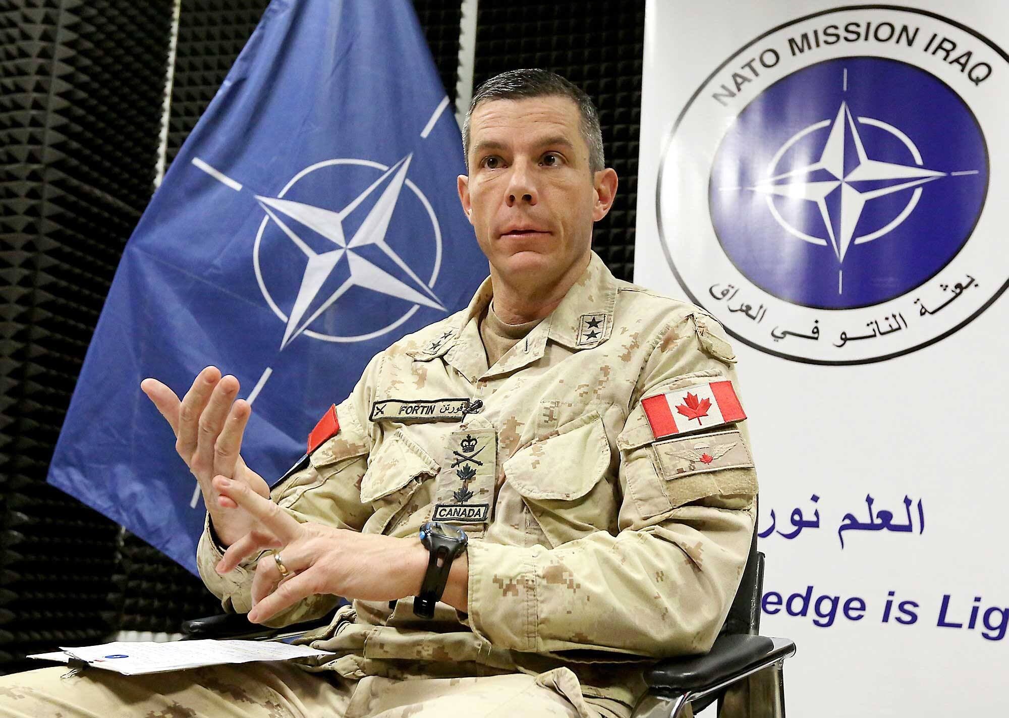 Le major général Dany Fortin, photographié ici en novembre 2019, a notamment dirigé une mission de l’Organisation du traité de l’Atlantique Nord (OTAN) en Irak. Le Québécois aura la lourde tâche de gérer l’opération de vaccination au Canada.
