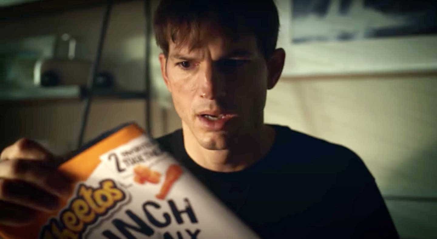 Ashton Kutcher pour Cheetos