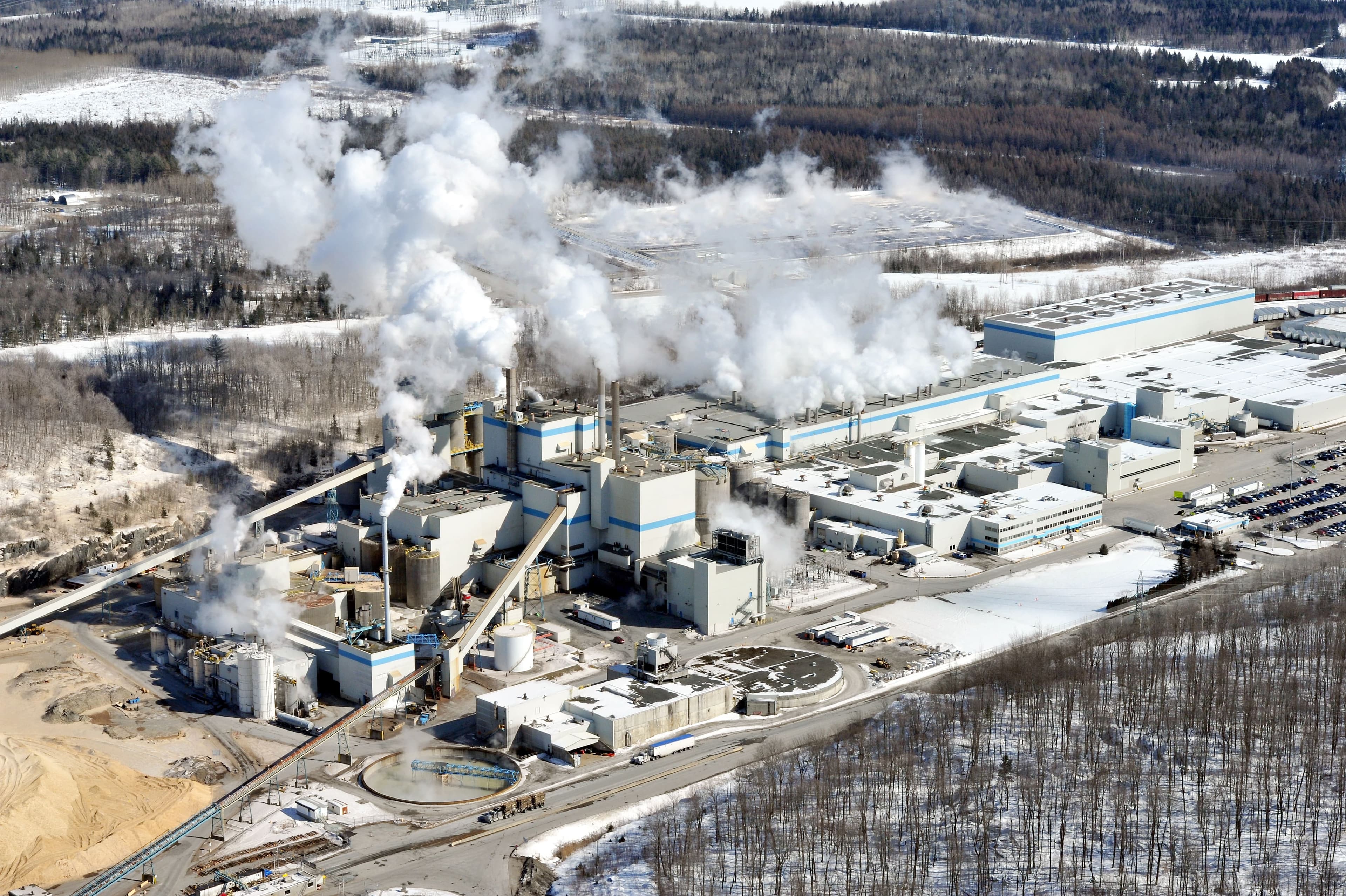 L’usine Domtar, à Windsor, située près de Sherbrooke dans la région de l’Estrie, a augmenté ses GES de 85,8 % entre 2012 et 2019.