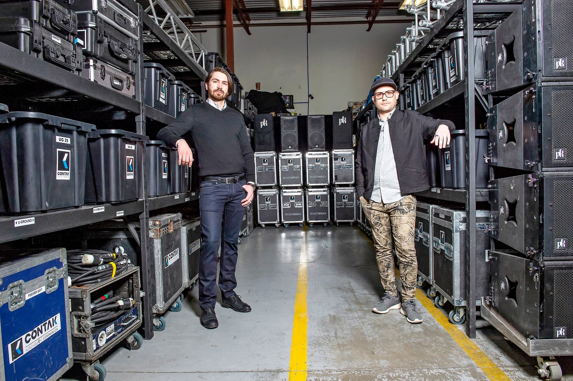 Éric Romer et Jean-Benoit Dupré-White, copropriétaires de Contak AV, de Montréal.