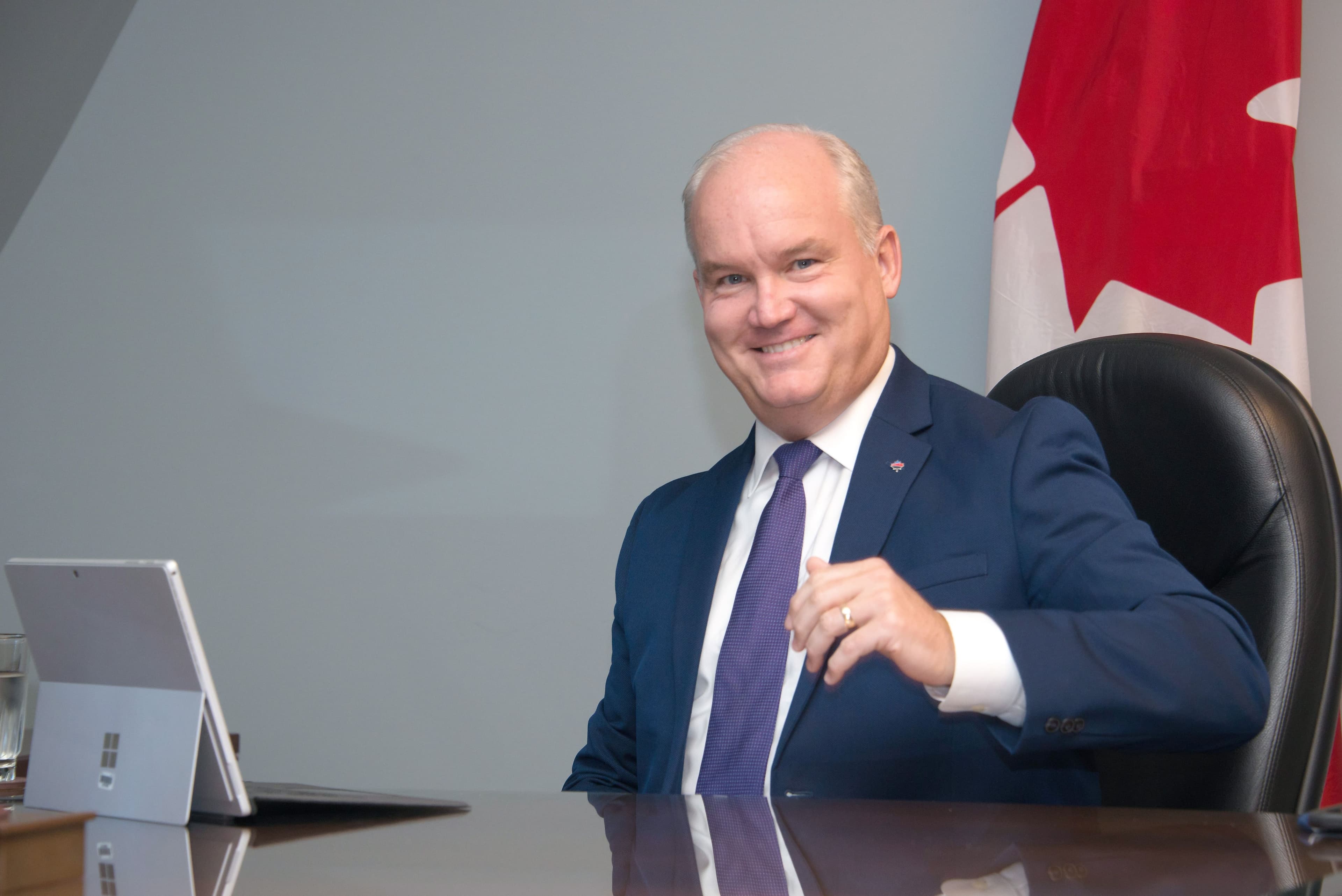 <strong>Erin O'Toole</strong><br>Le chef du parti Conservateur du Canada
