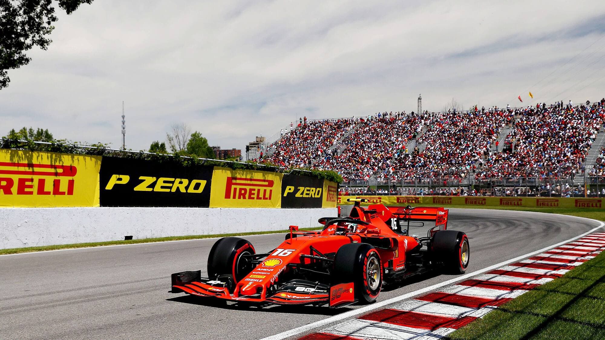 Charles Leclerc et le cirque de la Formule 1 ont fait une escale au circuit Gilles-Villeneuve en juin 2019.