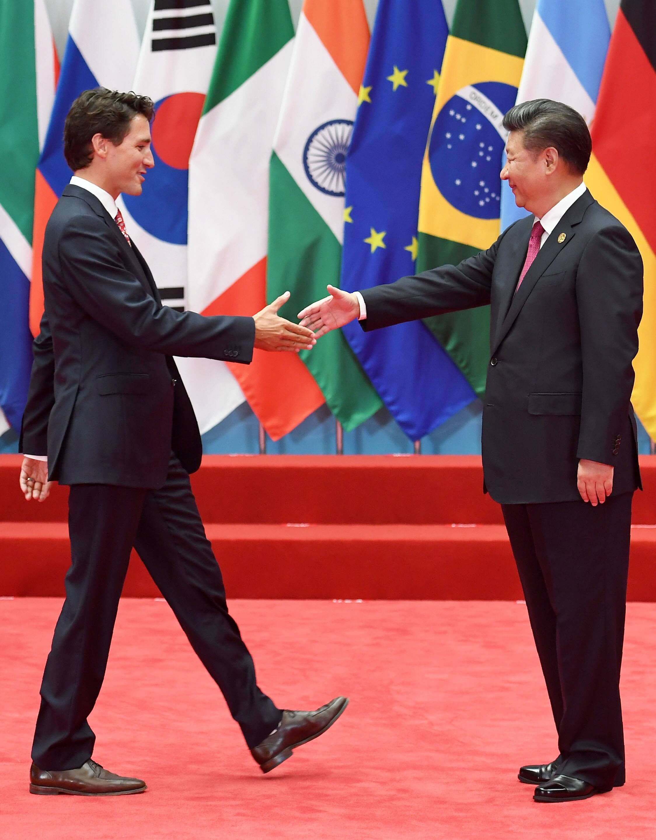 Le premier ministre Justin Trudeau avait rencontré son homologue Xi Jinping en août 2016, dans le cadre du Sommet du G20.