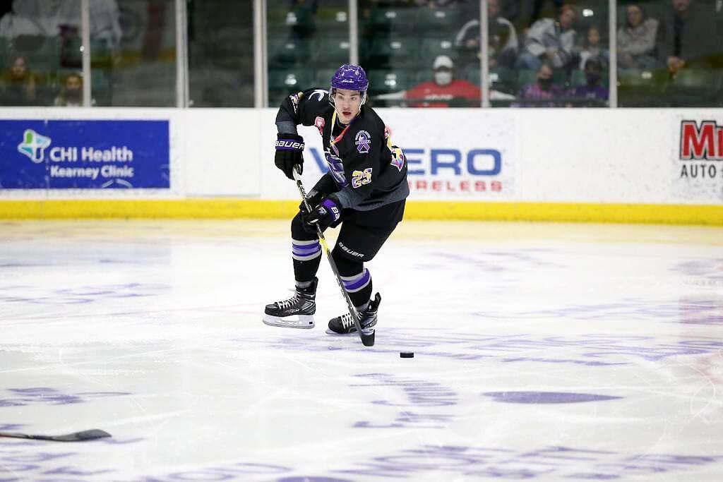 Avant son match de vendredi soir, Guillaume Richard avait récolté 14 points en 44 matchs avec le Storm de Tri-City, dans l’USHL.