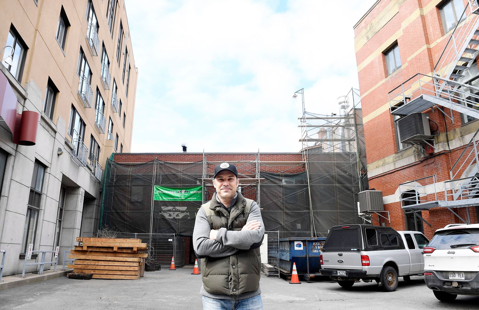 La brasserie artisanale La Korrigane veut construire une oasis urbaine, mais l’entreprise ne sait pas si c’est réalisable en même temps que les travaux du tramway, a expliqué Guillaume Carpentier, copropriétaire.