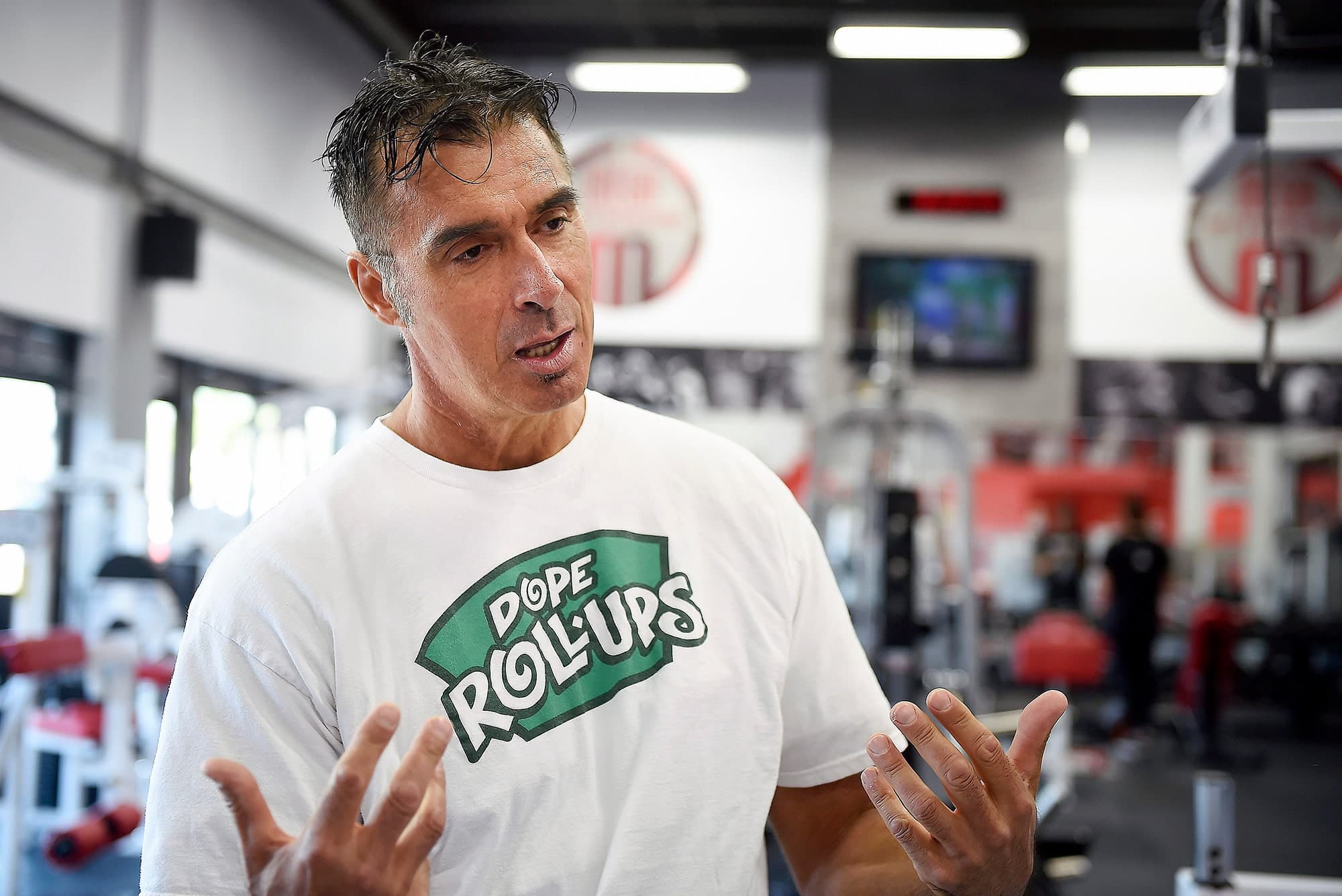 Dan Marino. Propriétaire du Méga Fitness Gym