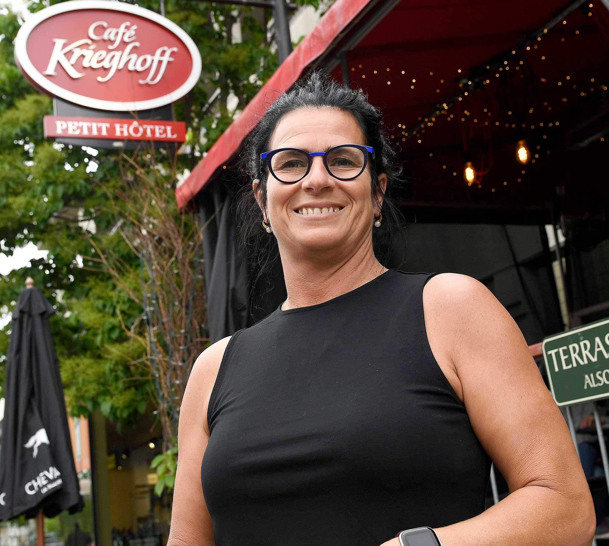 Kathy Rioux du Café Krieghoff.