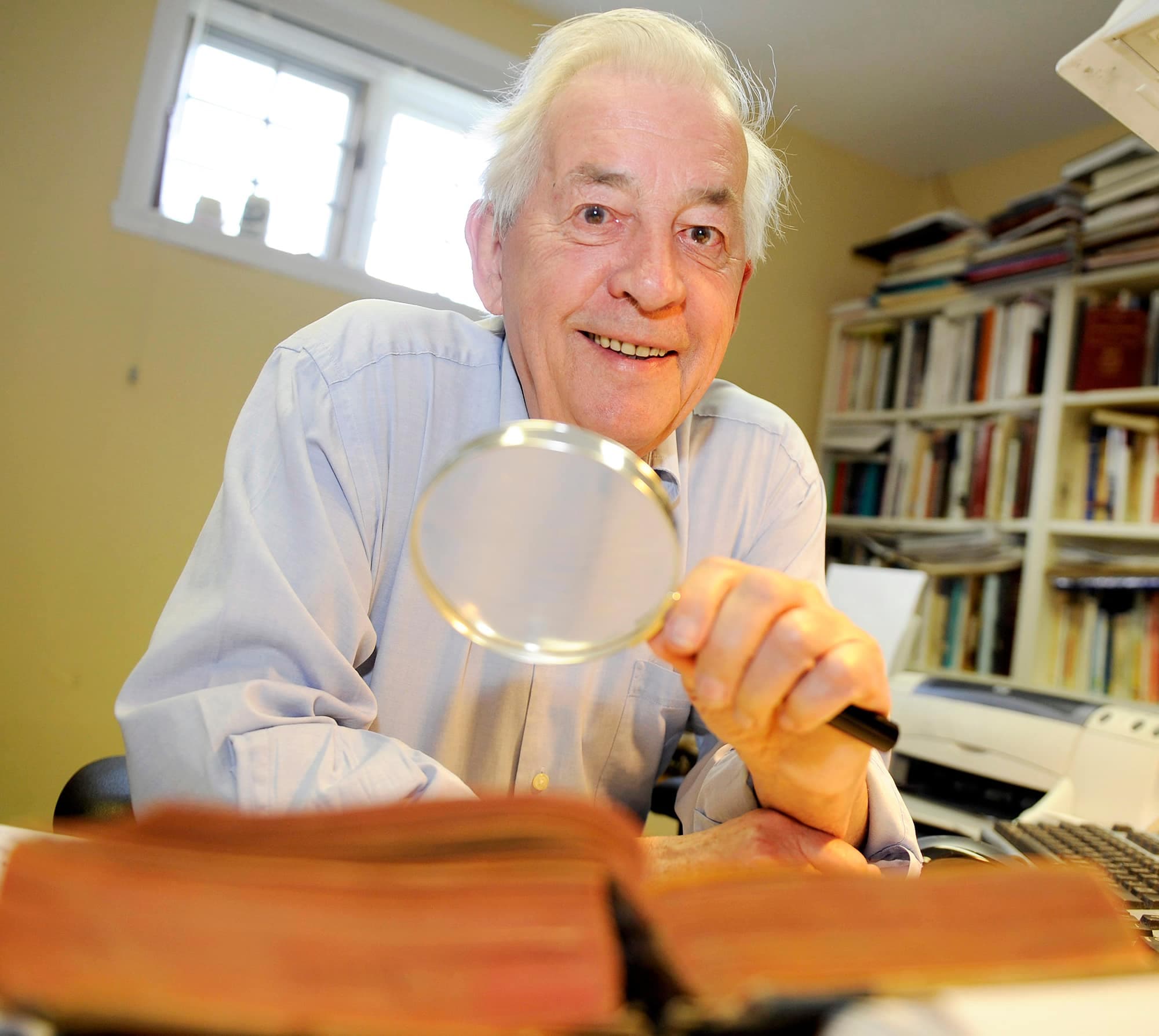 En 2012, Le Journal avait photographié Jacques Lacoursière alors qu’il avait fait son entrée dans Le Petit Larousse.