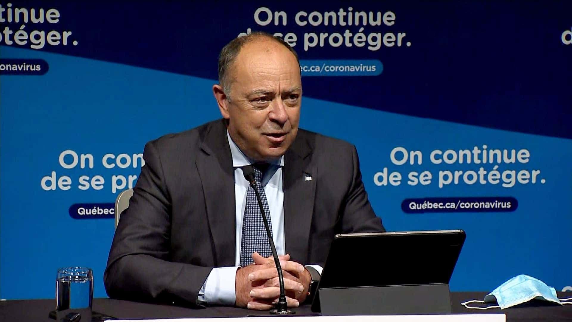 Christian Dubé, ministre de la Santé
