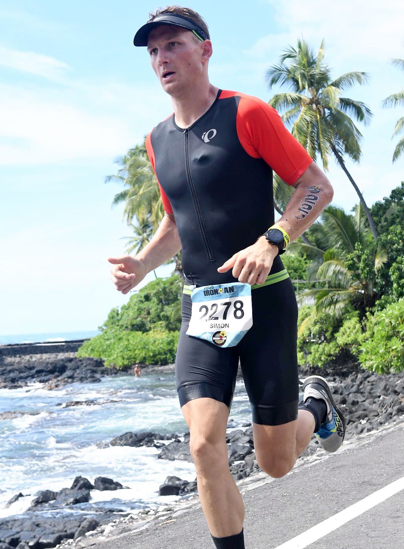 Au Championnat du monde Ironman à Kona, à Hawaï, en 2019.