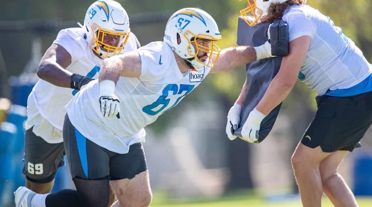 C’est à l’intérieur de la ligne offensive que Ryan Hunter tentera de faire sa place avec les Chargers lors du camp d’entraînement.