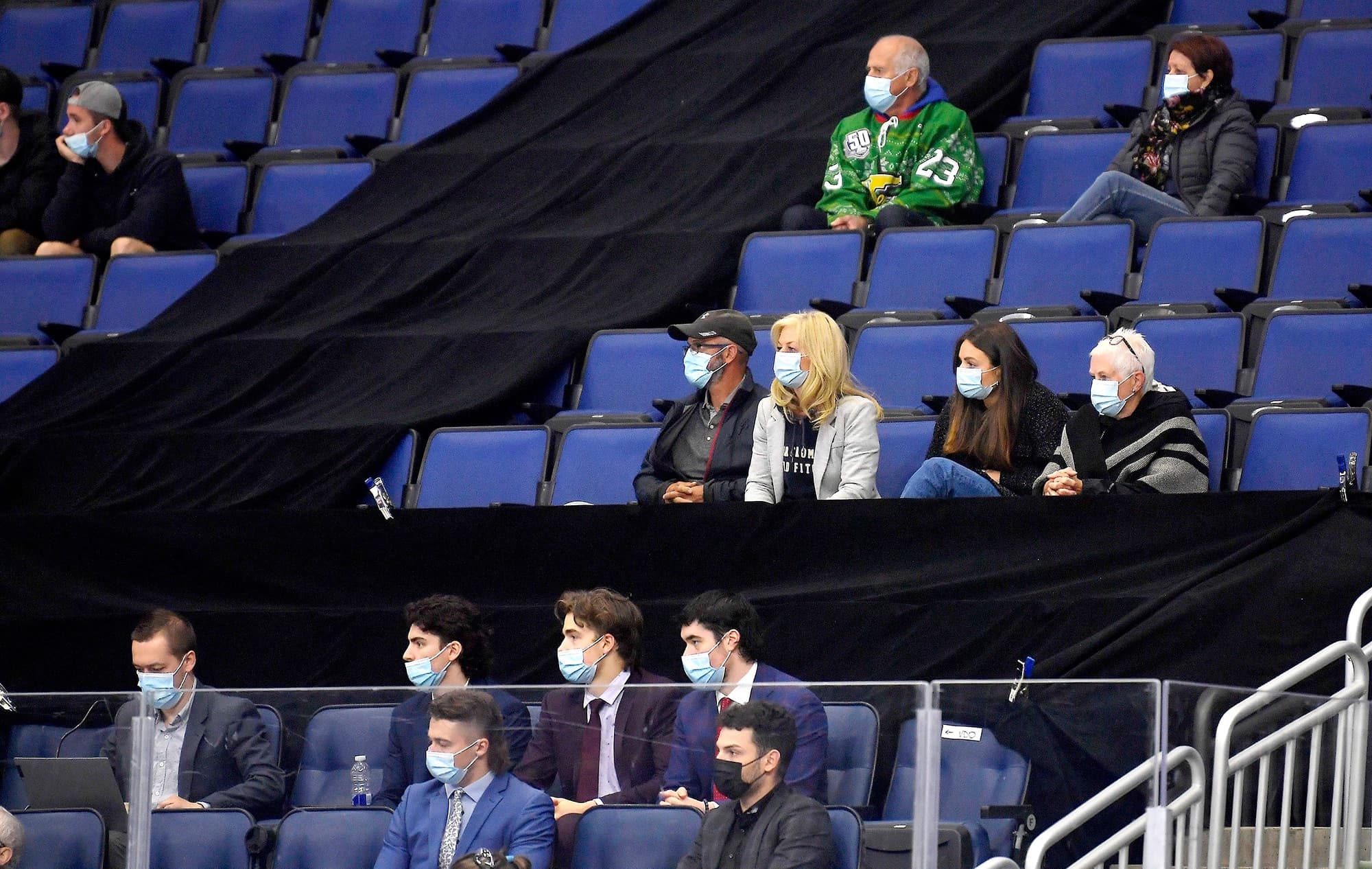 Le Centre Vidéotron a été en mesure d’accueillir des partisans pour la finale de la Coupe du Président en mai dernier.