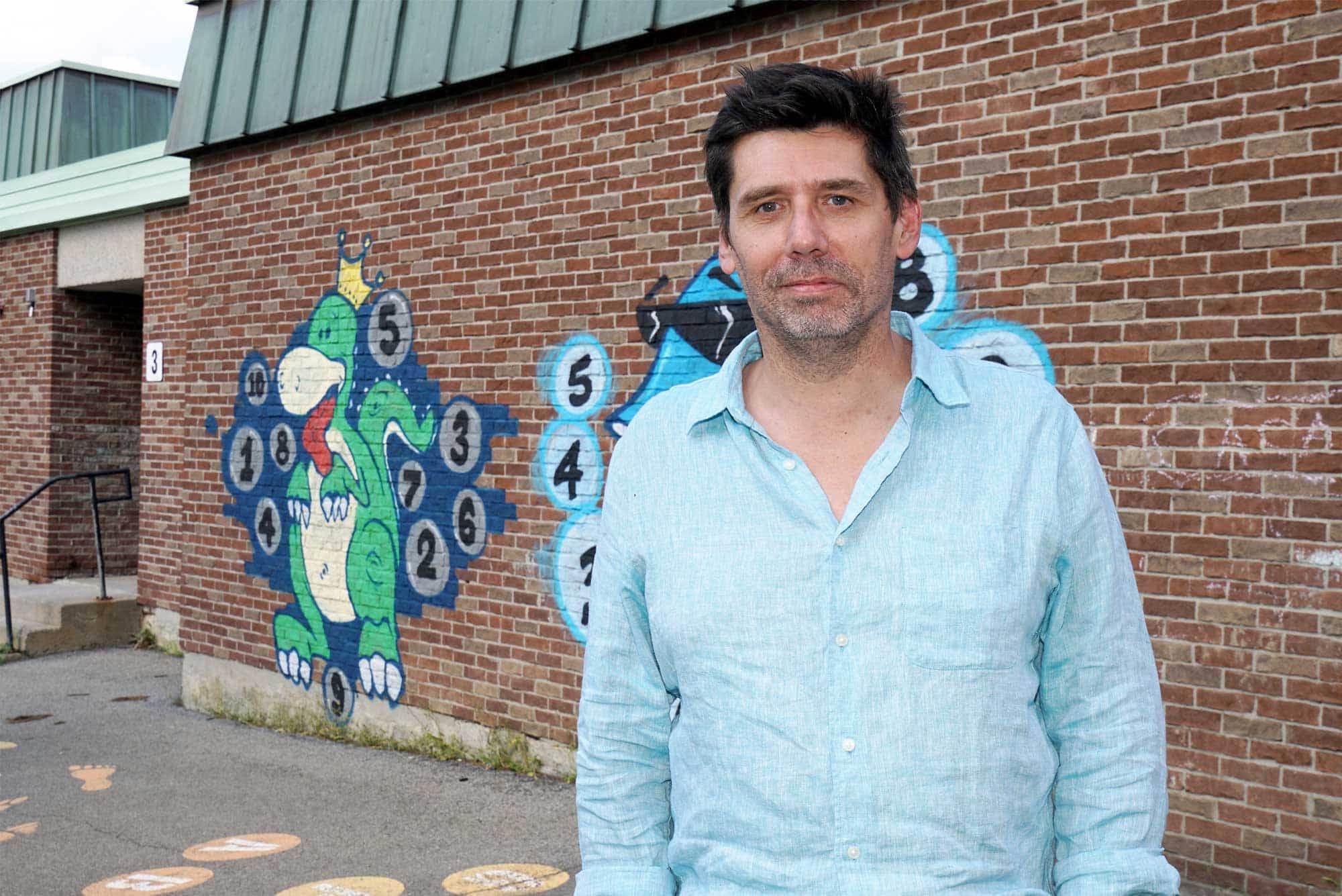 Sylvain Martel, co-porte-parole du Regroupement des comités de parents autonomes du Québec.
