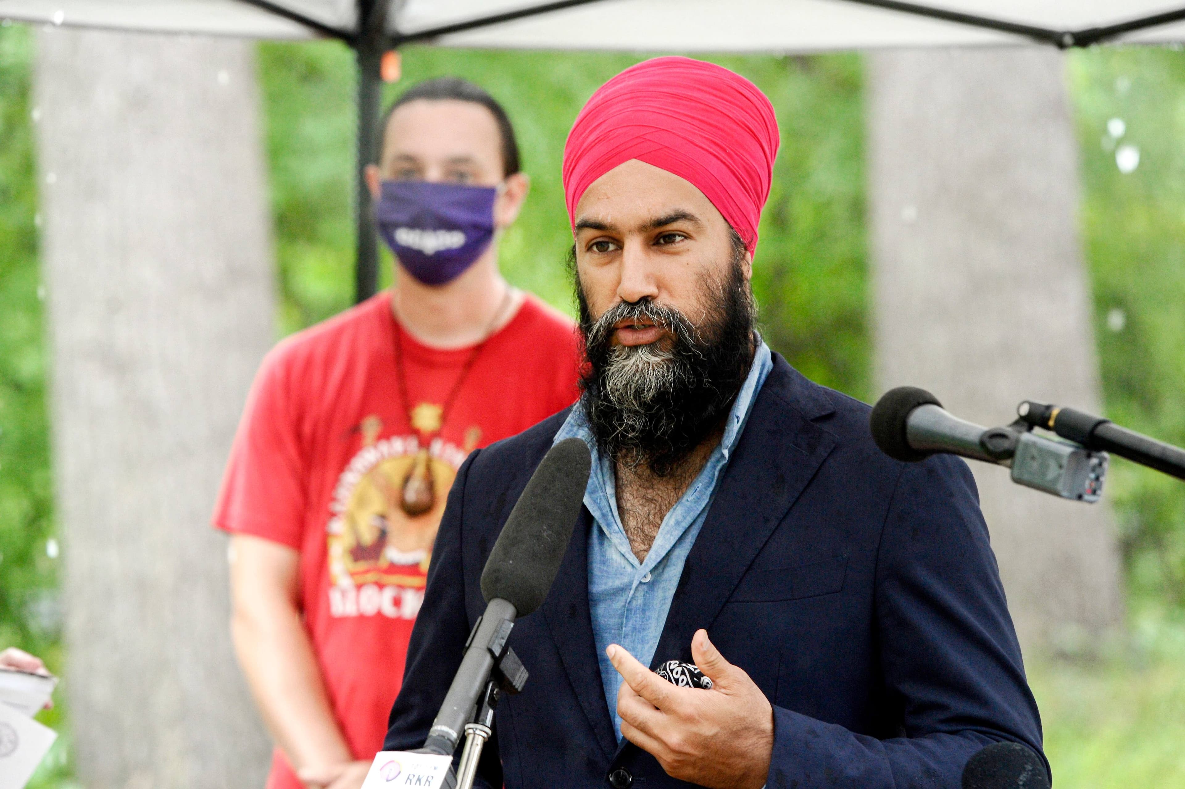 Jagmet Singh, photographié l’an dernier lors d’un événement à Oka, a clairement fait savoir son opposition au projet de troisième lien entre Québec et Lévis, jeudi.