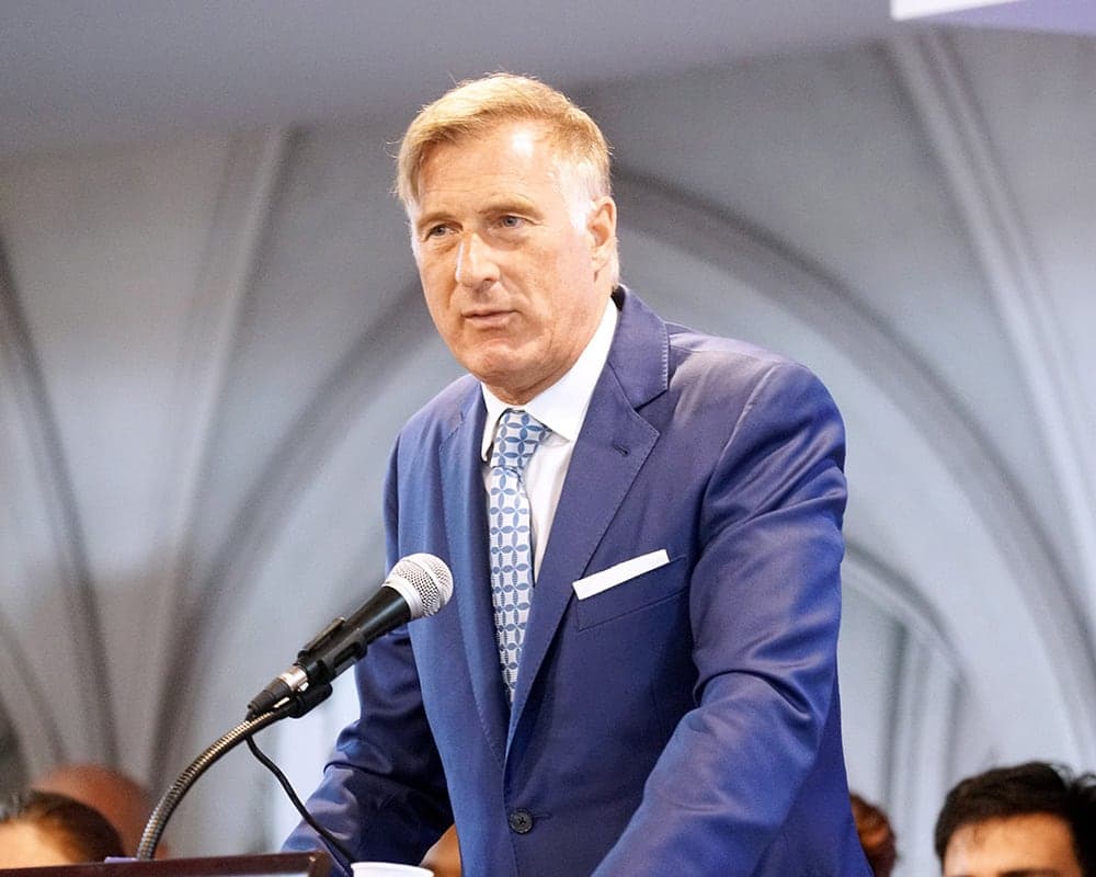 Le chef du Parti populaire du Canada, Maxime Bernier