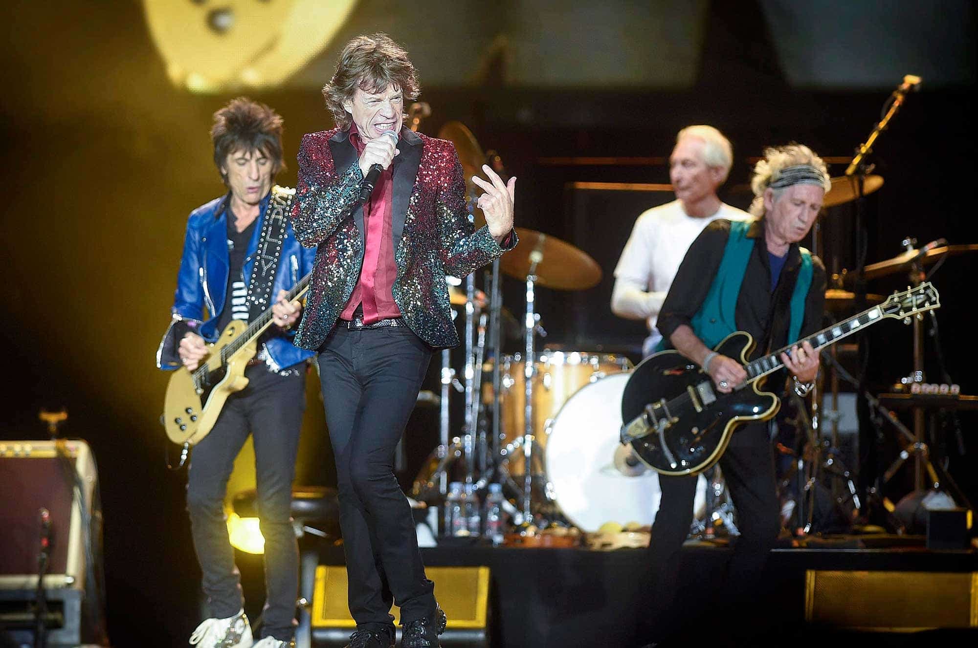 Les Rolling Stones en spectacle sur les plaines d’Abraham, le 15 juillet 2015, dans le cadre du Festival d’été de Québec.