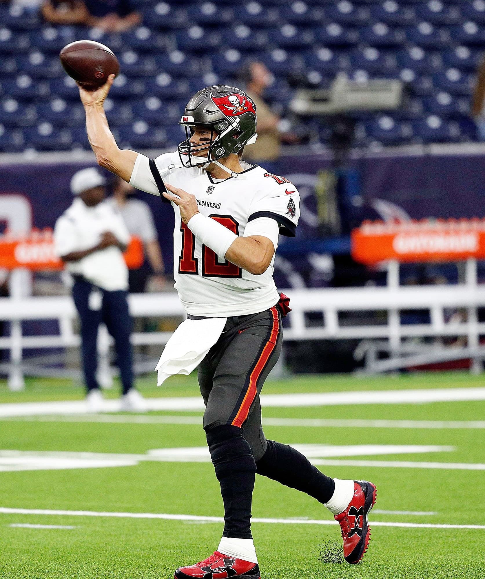 Le quart-arrière des Buccaneers de Tampa Bay Tom Brady.