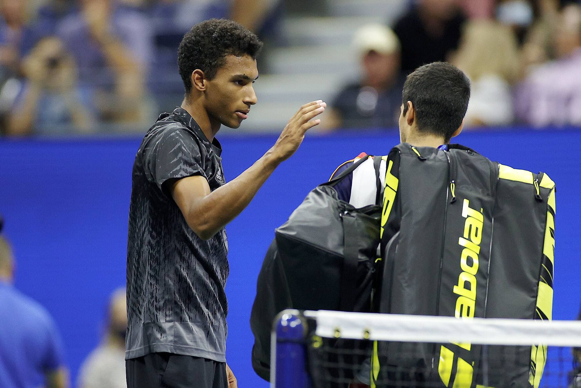 Félix Auger-Aliassime, 21 ans, avait les allures d’un « vétéran » face au jeune Carlos Alcaraz, 18 ans, mardi soir.