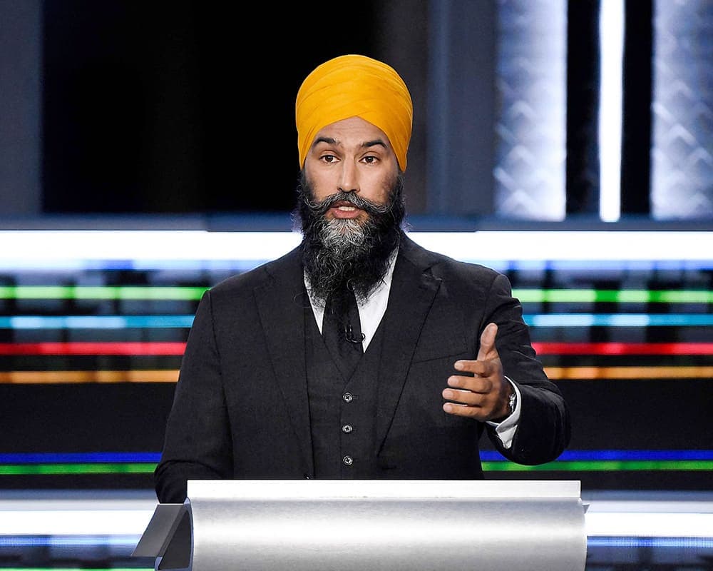 Le chef néo-démocrate, Jagmeet Singh