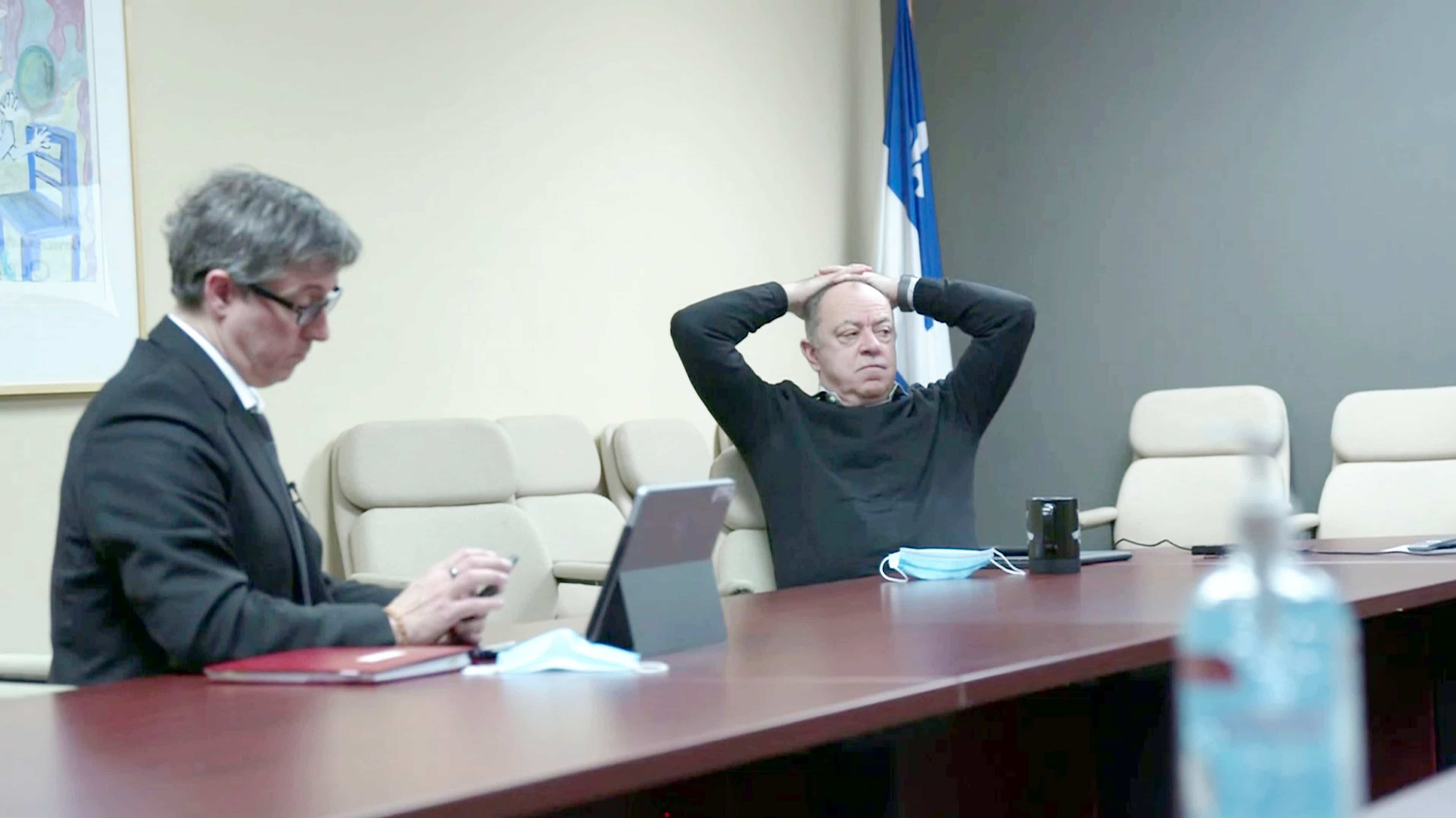 Le ministre Christian Dubé était mécontent du rythme de la vaccination au début de la campagne.