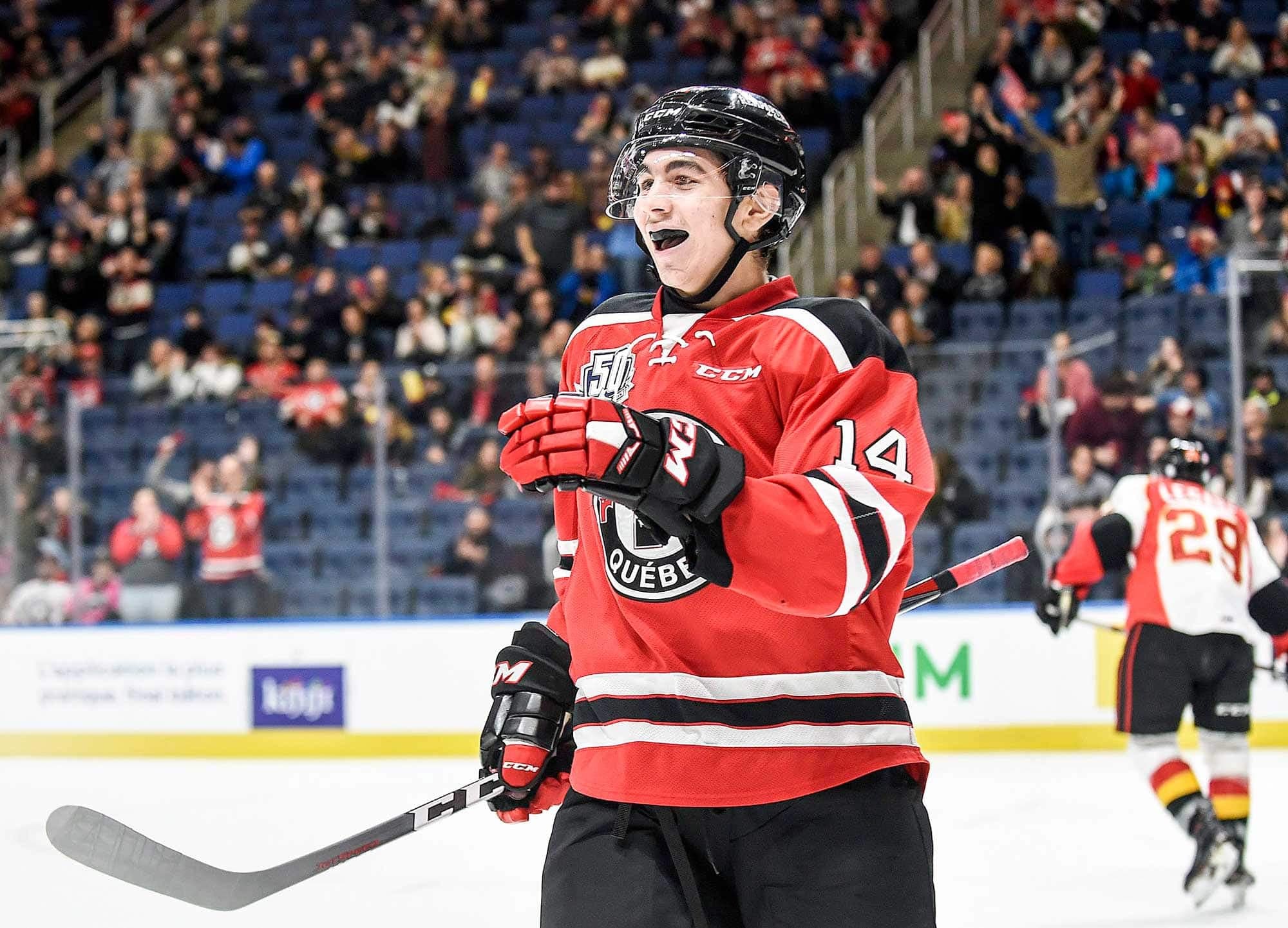 De retour du camp de l’Avalanche du Colorado, Nicolas Savoie veut maintenant jouer un rôle clé avec les Remparts cette saison.