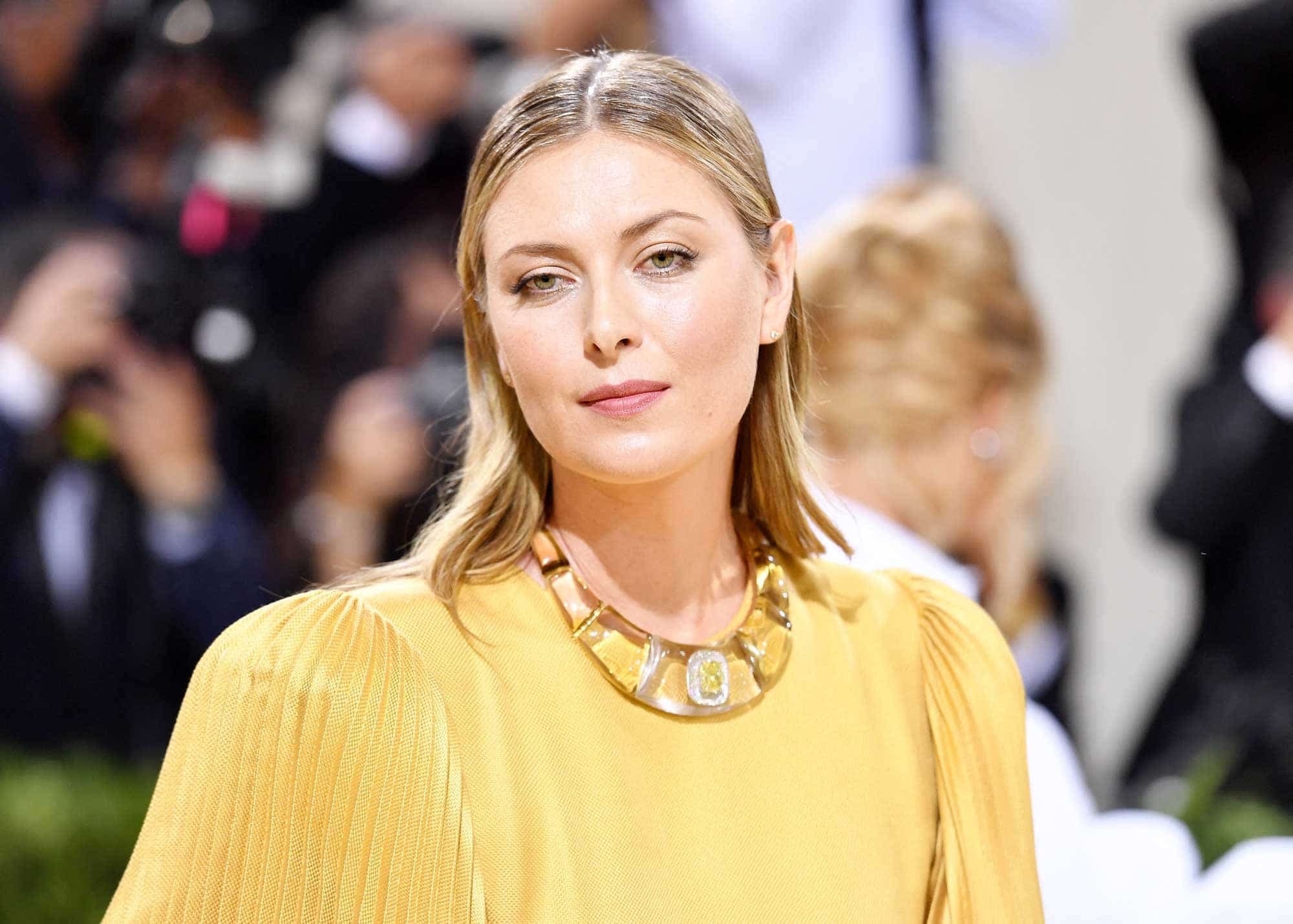 L’ancienne numéro 1 mondiale Maria Sharapova au gala du MET, à New York, il y a trois semaines.