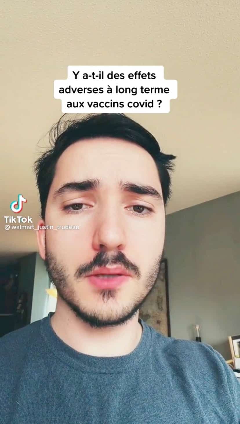 Capture d'écran tirée de Tik Tok