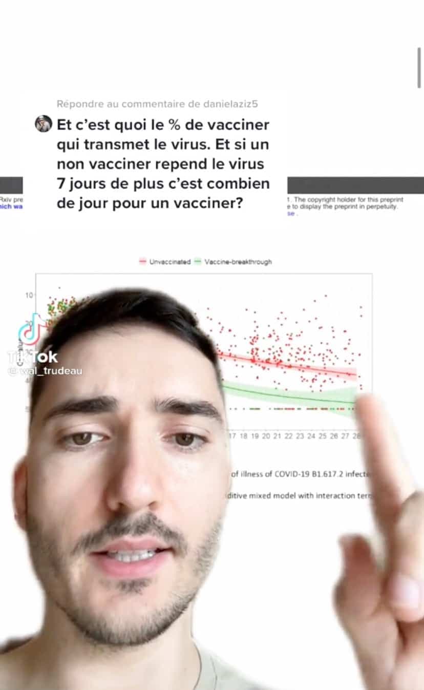 Capture d'écran tirée de Tik Tok